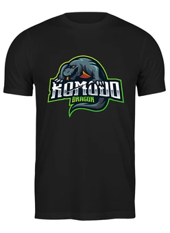 Заказать мужскую футболку в Москве. Футболка классическая Komodo Dragon от skynatural - готовые дизайны и нанесение принтов.