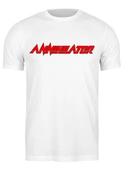 Заказать мужскую футболку в Москве. Футболка классическая Annihilator от Fedor - готовые дизайны и нанесение принтов.