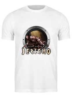 Заказать мужскую футболку в Москве. Футболка классическая Jericho от THE_NISE  - готовые дизайны и нанесение принтов.