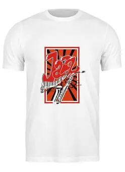 Заказать мужскую футболку в Москве. Футболка классическая Джаз постер. от Zorgo-Art  - готовые дизайны и нанесение принтов.