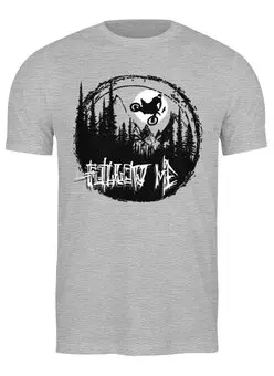 Заказать мужскую футболку в Москве. Футболка классическая Follow Me от oneredfoxstore@gmail.com - готовые дизайны и нанесение принтов.