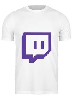 Заказать мужскую футболку в Москве. Футболка классическая Twitch от YellowCloverShop - готовые дизайны и нанесение принтов.