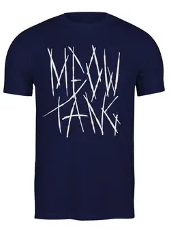 Заказать мужскую футболку в Москве. Футболка классическая Meow-Tang Clan от oneredfoxstore@gmail.com - готовые дизайны и нанесение принтов.
