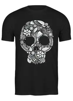 Заказать мужскую футболку в Москве. Футболка классическая Skulls от oneredfoxstore@gmail.com - готовые дизайны и нанесение принтов.