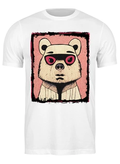 Заказать мужскую футболку в Москве. Футболка классическая Медведь и медведи  от oneredfoxstore@gmail.com - готовые дизайны и нанесение принтов.