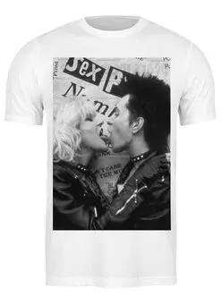 Заказать мужскую футболку в Москве. Футболка классическая Sex Pistols от anna_bell - готовые дизайны и нанесение принтов.