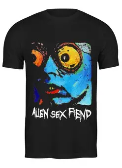 Заказать мужскую футболку в Москве. Футболка классическая Alien Sex Fiend / Acid Bath от OEX design - готовые дизайны и нанесение принтов.