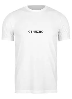 Заказать мужскую футболку в Москве. Футболка классическая СТИЛЁВО от COLD OBSESSION - готовые дизайны и нанесение принтов.