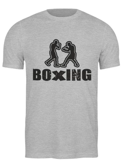 Заказать мужскую футболку в Москве. Футболка классическая Boxing от skynatural - готовые дизайны и нанесение принтов.