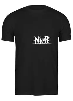Заказать мужскую футболку в Москве. Футболка классическая Игра NieR  от THE_NISE  - готовые дизайны и нанесение принтов.