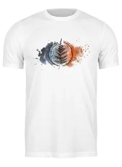 Заказать мужскую футболку в Москве. Футболка классическая  Fern Colors от oneredfoxstore@gmail.com - готовые дизайны и нанесение принтов.