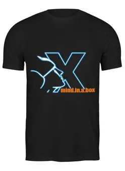 Заказать мужскую футболку в Москве. Футболка классическая mind.in.a.box / Face Logo от OEX design - готовые дизайны и нанесение принтов.