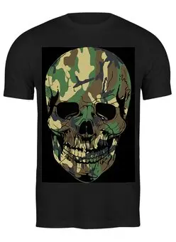 Заказать мужскую футболку в Москве. Футболка классическая Skull - 11 от Vladec11 - готовые дизайны и нанесение принтов.