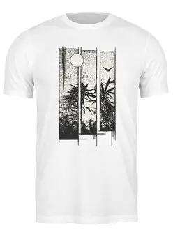 Заказать мужскую футболку в Москве. Футболка классическая Wild Weed от oneredfoxstore@gmail.com - готовые дизайны и нанесение принтов.
