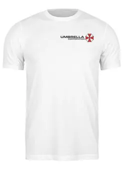Заказать мужскую футболку в Москве. Футболка классическая Umbrella Corporation | Обитель Зла от tolick - готовые дизайны и нанесение принтов.