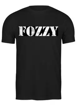 Заказать мужскую футболку в Москве. Футболка классическая Fozzy от Fedor - готовые дизайны и нанесение принтов.