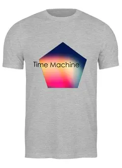 Заказать мужскую футболку в Москве. Футболка классическая Time Machine от JPshirt - готовые дизайны и нанесение принтов.