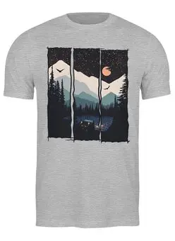 Заказать мужскую футболку в Москве. Футболка классическая Offroad от oneredfoxstore@gmail.com - готовые дизайны и нанесение принтов.