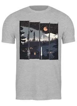 Заказать мужскую футболку в Москве. Футболка классическая Noisy Neighbors от oneredfoxstore@gmail.com - готовые дизайны и нанесение принтов.