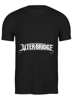 Заказать мужскую футболку в Москве. Футболка классическая Alter Bridge  от Pavel Troshin - готовые дизайны и нанесение принтов.