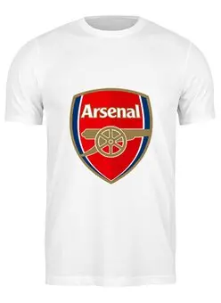 Заказать мужскую футболку в Москве. Футболка классическая  Arsenal от THE_NISE  - готовые дизайны и нанесение принтов.