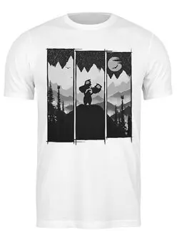 Заказать мужскую футболку в Москве. Футболка классическая Siberian Offroad от oneredfoxstore@gmail.com - готовые дизайны и нанесение принтов.