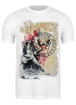 Заказать мужскую футболку в Москве. Футболка классическая Ramones от roxy - готовые дизайны и нанесение принтов.