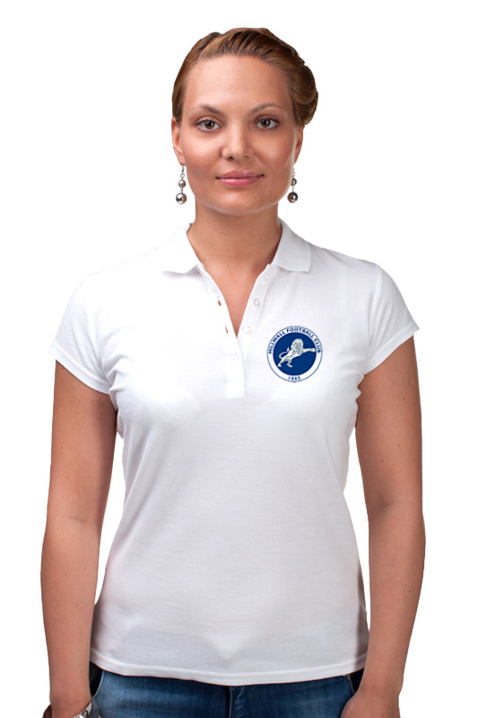 цена Printio Рубашка Поло Millwall fc logo women polo