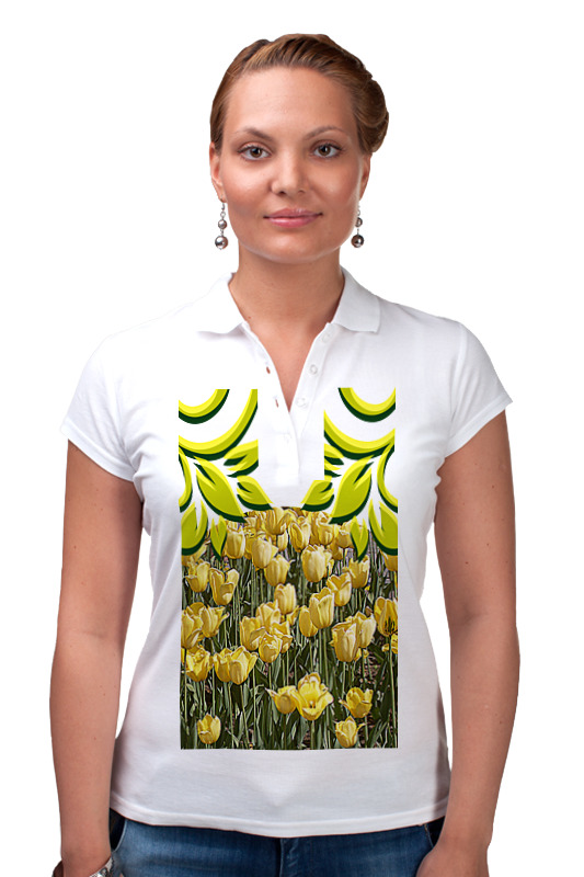 Printio Рубашка Поло Солнечный тюльпан.
