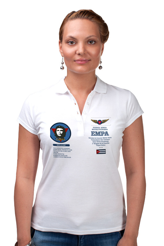 Printio Рубашка Поло Школа военных летчиков (куба) printio толстовка wearcraft premium унисекс школа военных летчиков куба