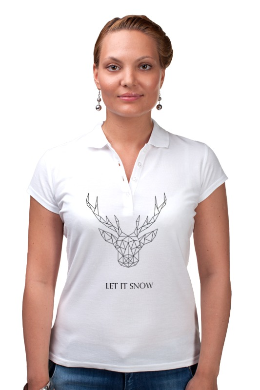цена Printio Рубашка Поло Dear deer