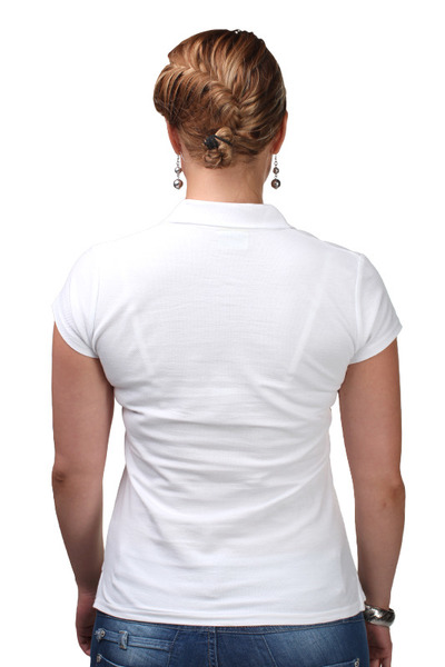 Заказать женскую поло в Москве. Рубашка Поло Сова в наушниках от YellowCloverShop - готовые дизайны и нанесение принтов.