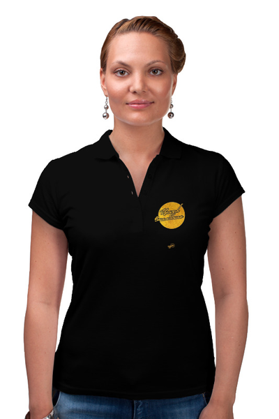 Заказать женскую поло в Москве. Рубашка Поло Центр Внимания - Ego Sun от kamal-creations - готовые дизайны и нанесение принтов.