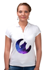 Заказать женскую поло в Москве. Рубашка Поло Space animals от FireFoxa - готовые дизайны и нанесение принтов.
