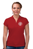 Заказать женскую поло в Москве. Рубашка Поло Манчестер Юнайтед от geekbox - готовые дизайны и нанесение принтов.
