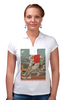 Заказать женскую поло в Москве. Рубашка Поло Советский плакат, 1935 г. от posterman - готовые дизайны и нанесение принтов.
