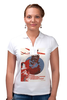 Заказать женскую поло в Москве. Рубашка Поло Советский плакат, 1937 г. от posterman - готовые дизайны и нанесение принтов.