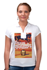 Заказать женскую поло в Москве. Рубашка Поло Афиша к фильму "Белое солнце пустыни" от posterman - готовые дизайны и нанесение принтов.