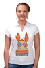 Заказать женскую поло в Москве. Рубашка Поло Без названия от agrius88@mail.ru - готовые дизайны и нанесение принтов.