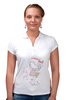 Заказать женскую поло в Москве. Рубашка Поло Маленькая девочка от denis01001 - готовые дизайны и нанесение принтов.