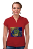 Заказать женскую поло в Москве. Рубашка Поло Карта мира Ragnarok Online от posterman - готовые дизайны и нанесение принтов.