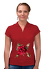 Заказать женскую поло в Москве. Рубашка Поло Rose Low Poly vector от natulia_hatulia@yahoo.com - готовые дизайны и нанесение принтов.