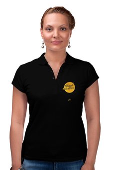 Заказать женскую поло в Москве. Рубашка Поло Центр Внимания - Ego Sun от kamal-creations - готовые дизайны и нанесение принтов.