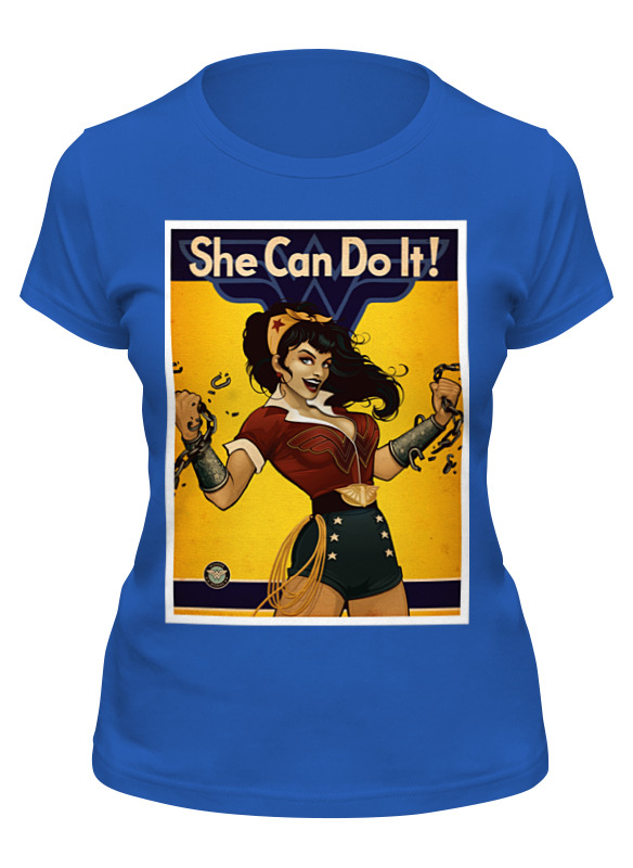 Printio Футболка классическая She can do it! printio футболка wearcraft premium she can do it