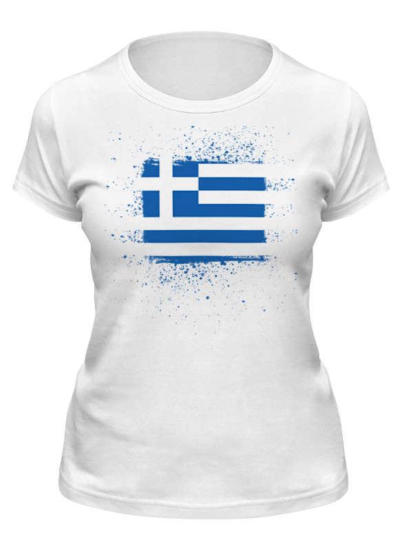 Printio Футболка классическая Греческий флаг printio футболка классическая греческий флаг всплеск волны