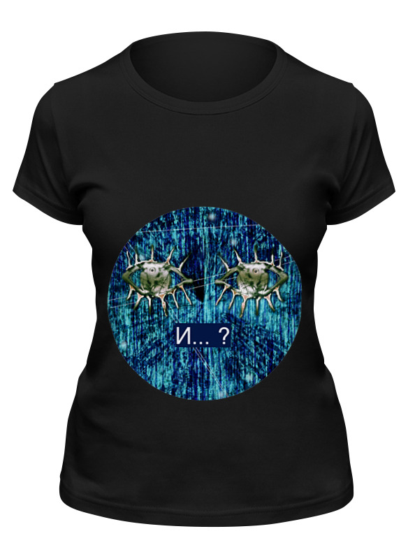 мужская футболка сердце и геометрическая абстрактная композиция xl темно синий Printio Футболка классическая Футуристическая прсиходелика с глазами