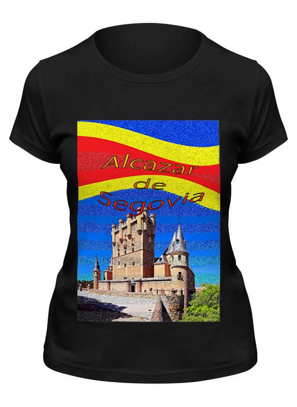 Printio Футболка классическая Замки испании. замок сеговия. printio футболка с полной запечаткой для мальчиков замки испании крепость сеговия