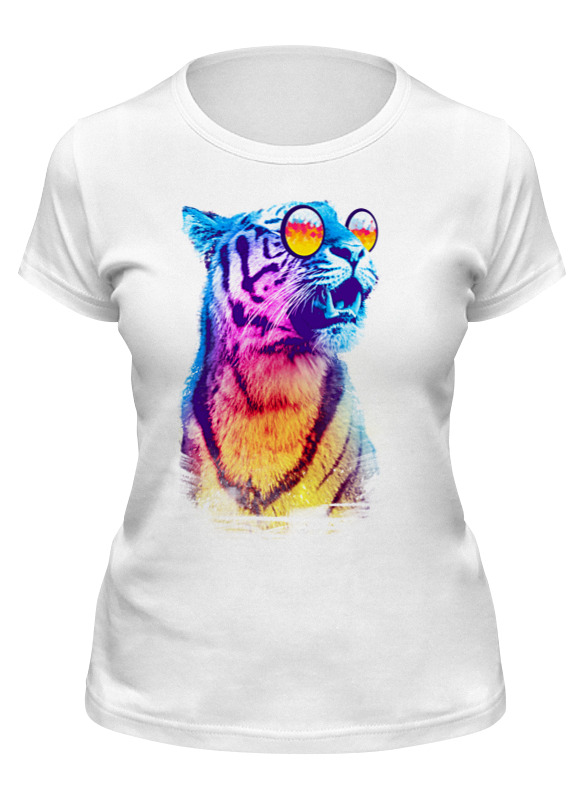 Printio Футболка классическая Тигр абстракция