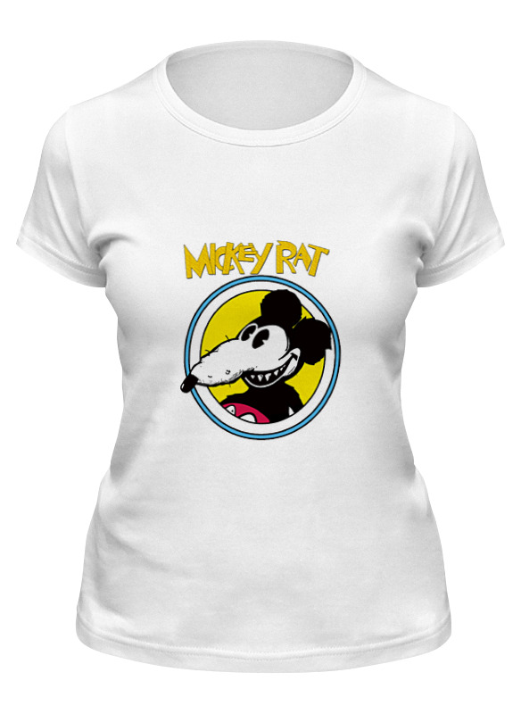Printio Футболка классическая Mickey rat мужская футболка библиотечная крыса умная l черный