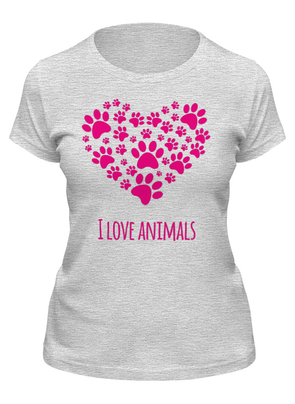 Printio Футболка классическая I love animals printio футболка классическая i love animals
